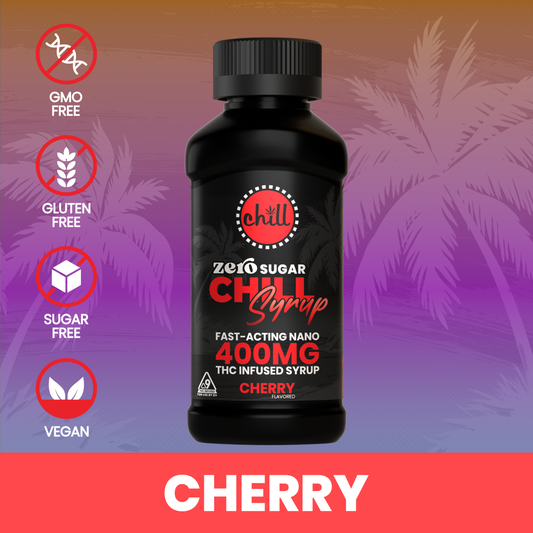 Zero Sugar Cherry Delta 9 THC Syrup | 400mg
