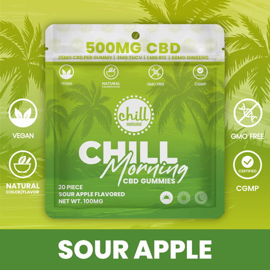 Green Apple Gummies | 500mg CBD | Morning