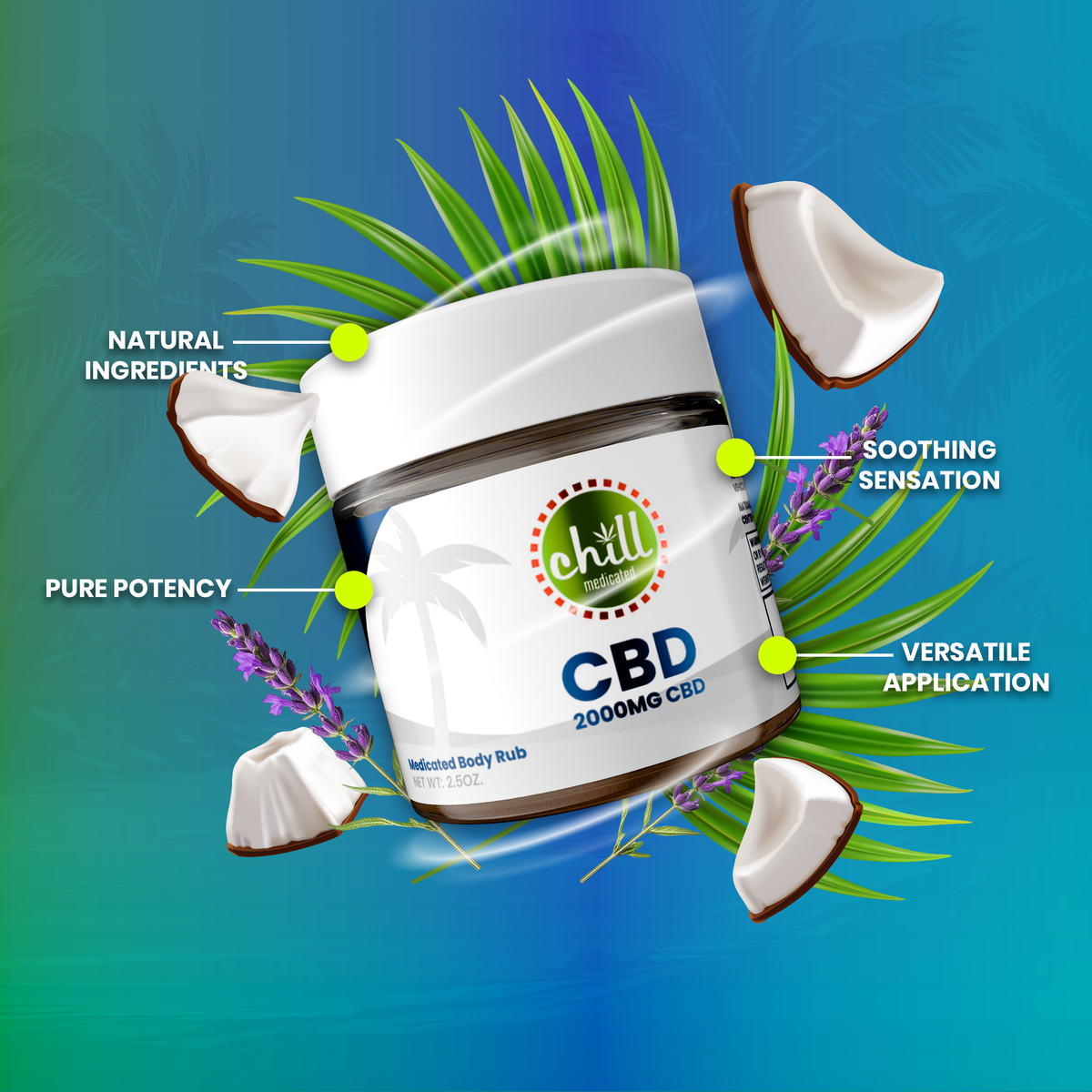 Original CBD Body Rub | 2000mg Hover