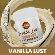 Vanilla Lust CBD Body Rub | 2000mg