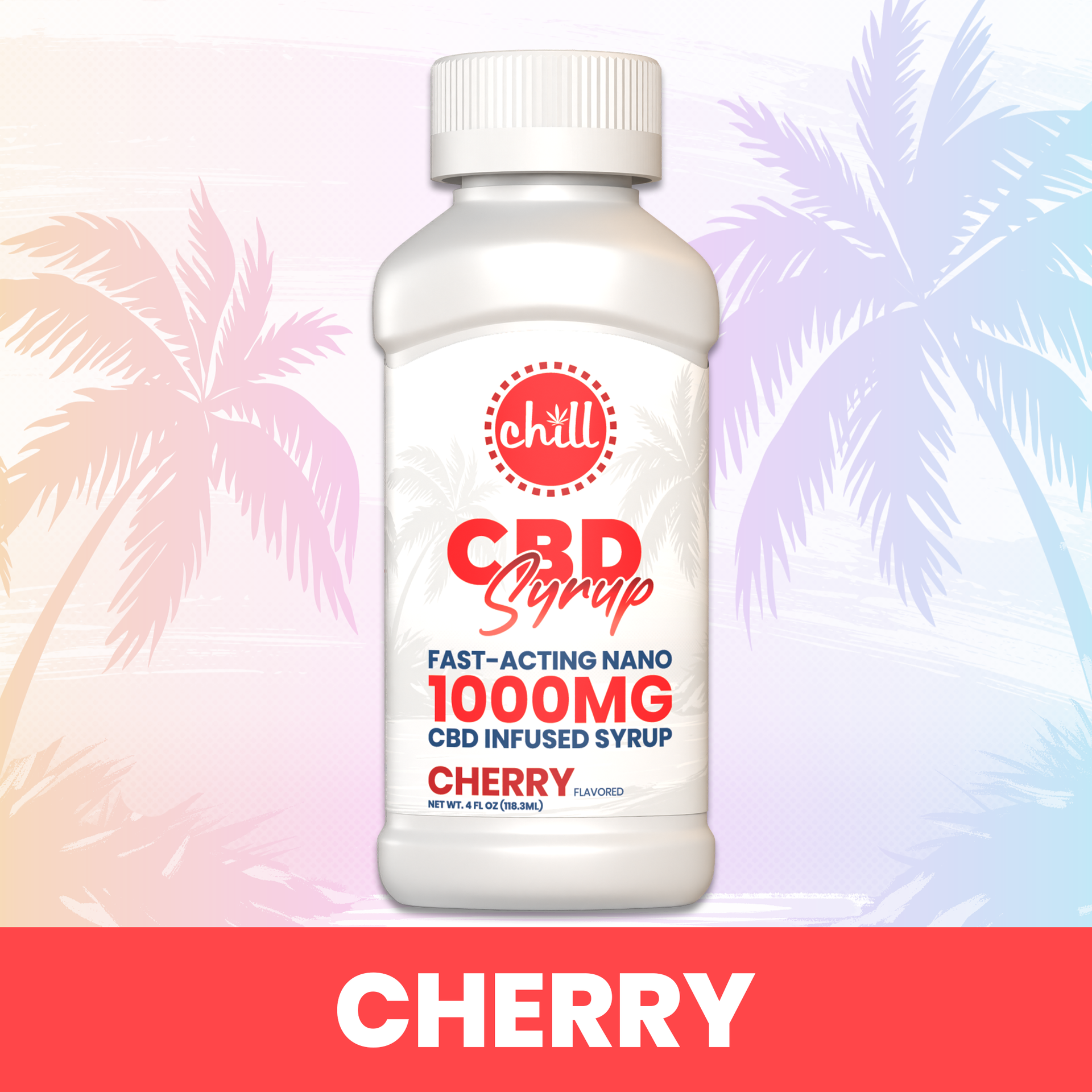 Cherry CBD Syrup | 1000mg – Chill Store