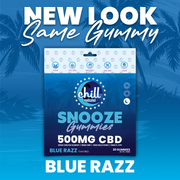 Blue Razz Gummies | 700mg CBD+CBN | Evening