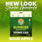 Green Apple Gummies | 500mg CBD | Morning