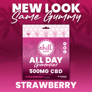 Strawberry CBD Gummies | 500mg | All-Day