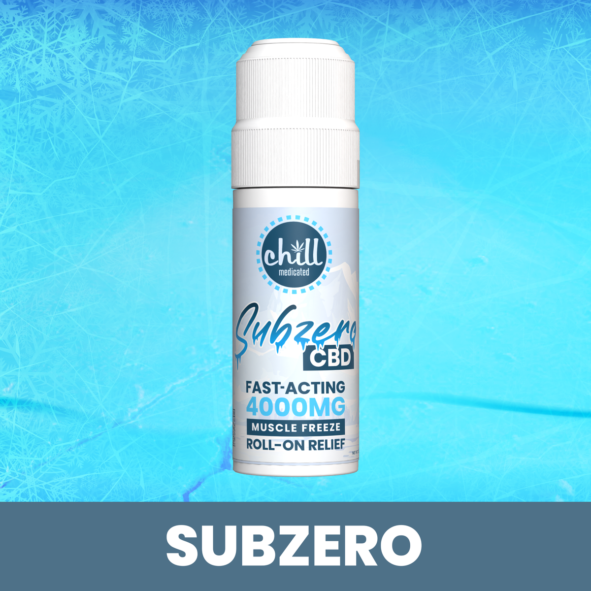 NEW!! Subzero Muscle Freeze CBD Roll-On | 4000mg