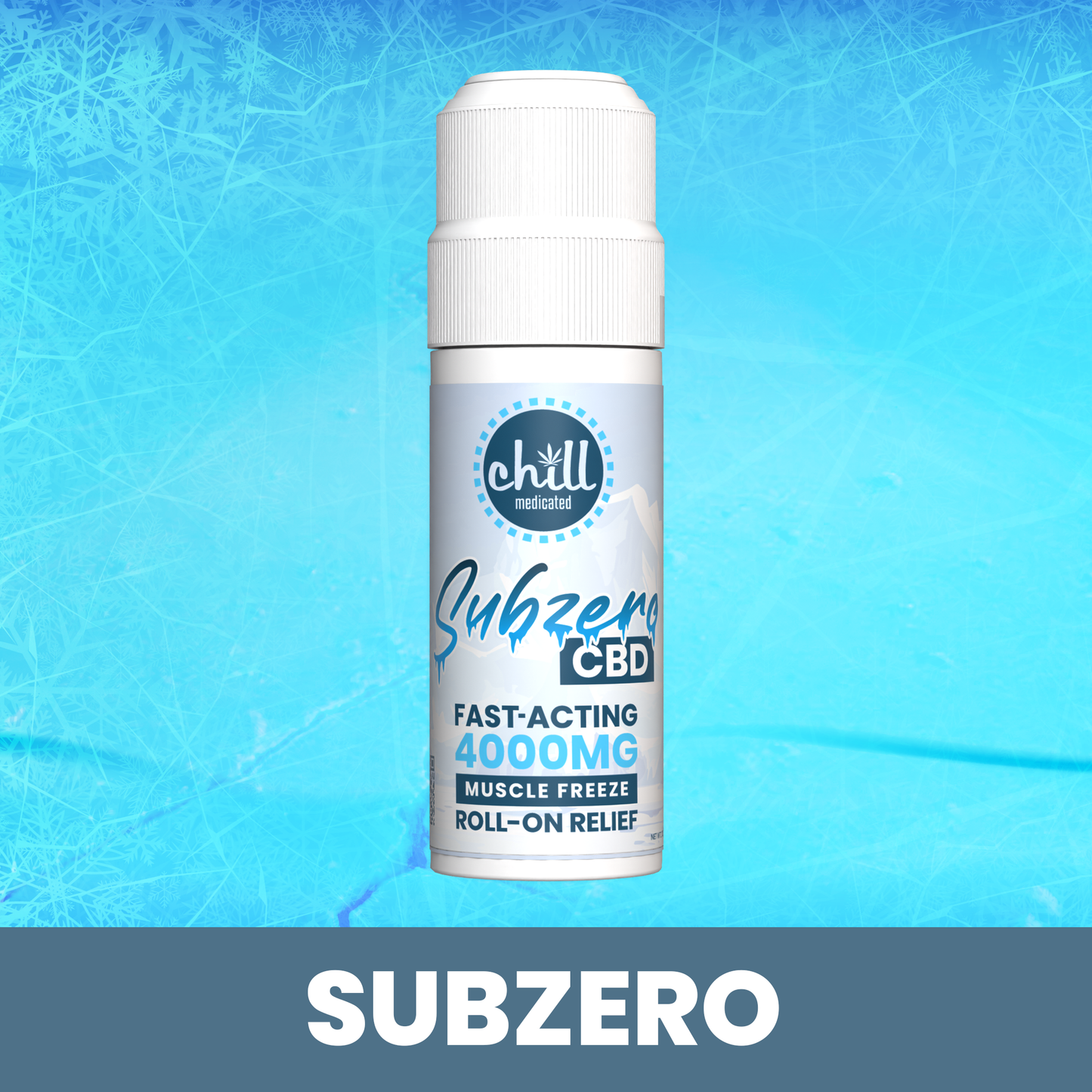 NEW!! Subzero Muscle Freeze CBD Roll-On | 4000mg