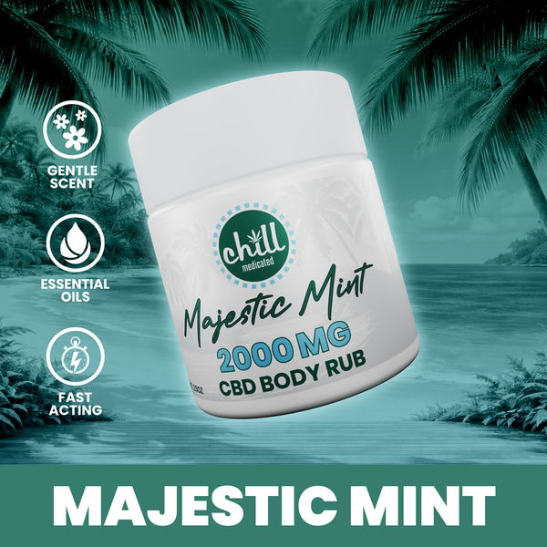 Majestic Mint CBD Body Rub | 2000mg – Chill Store