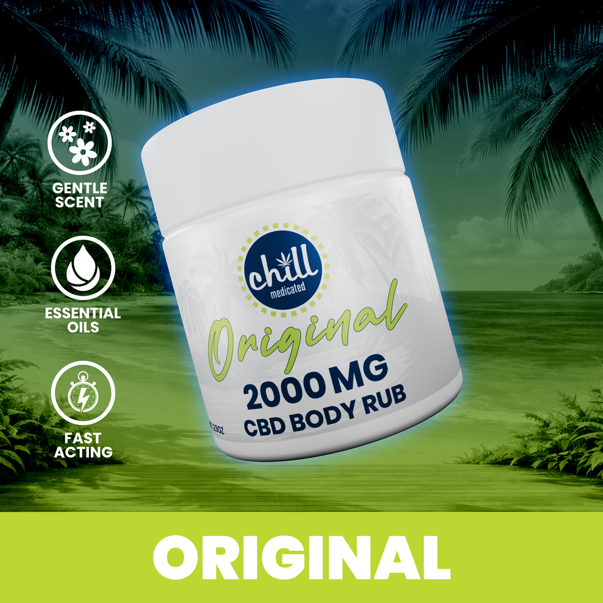 Original CBD Body Rub | 2000mg