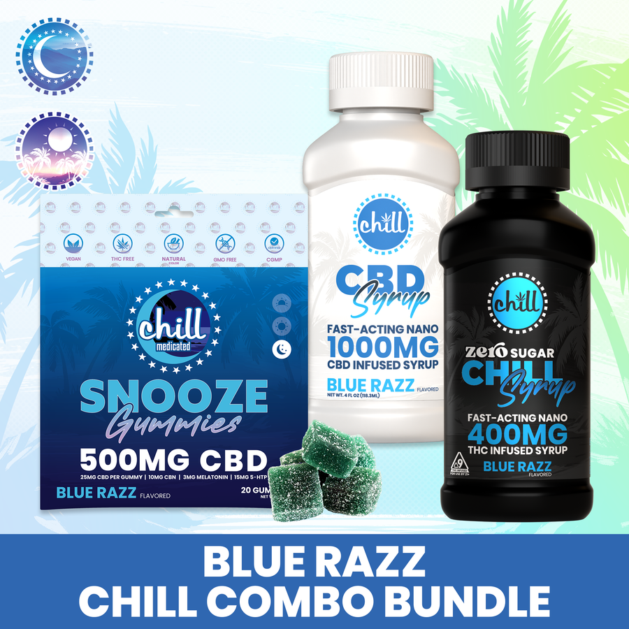Blue Razz Chill Combo Bundle