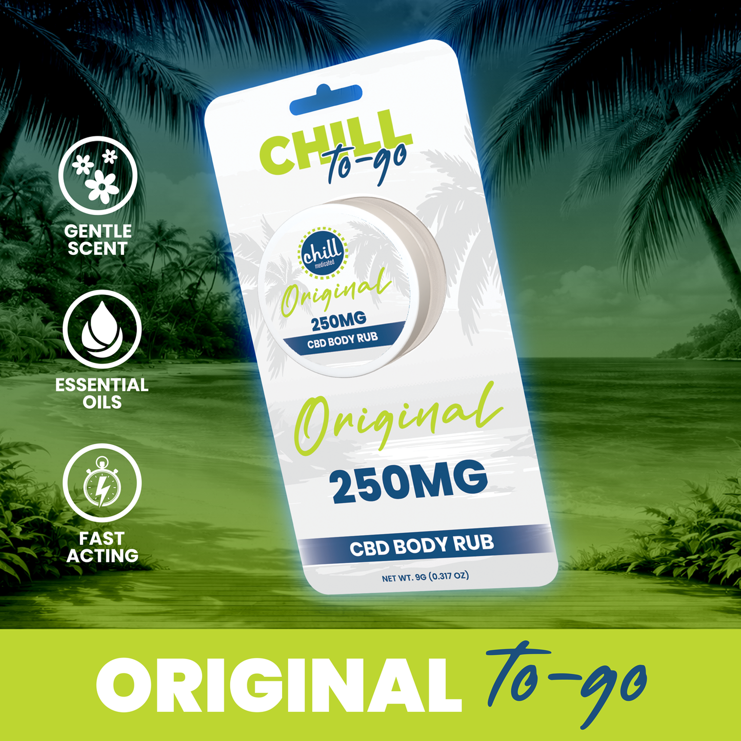 Chill To-Go CBD Body Rub | 250mg